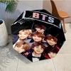 K-pop группа Зонт Складной зонт, автоматический зонт 8 спиц для путешествий, кемпинга Подарок на Хэллоуин Рождество