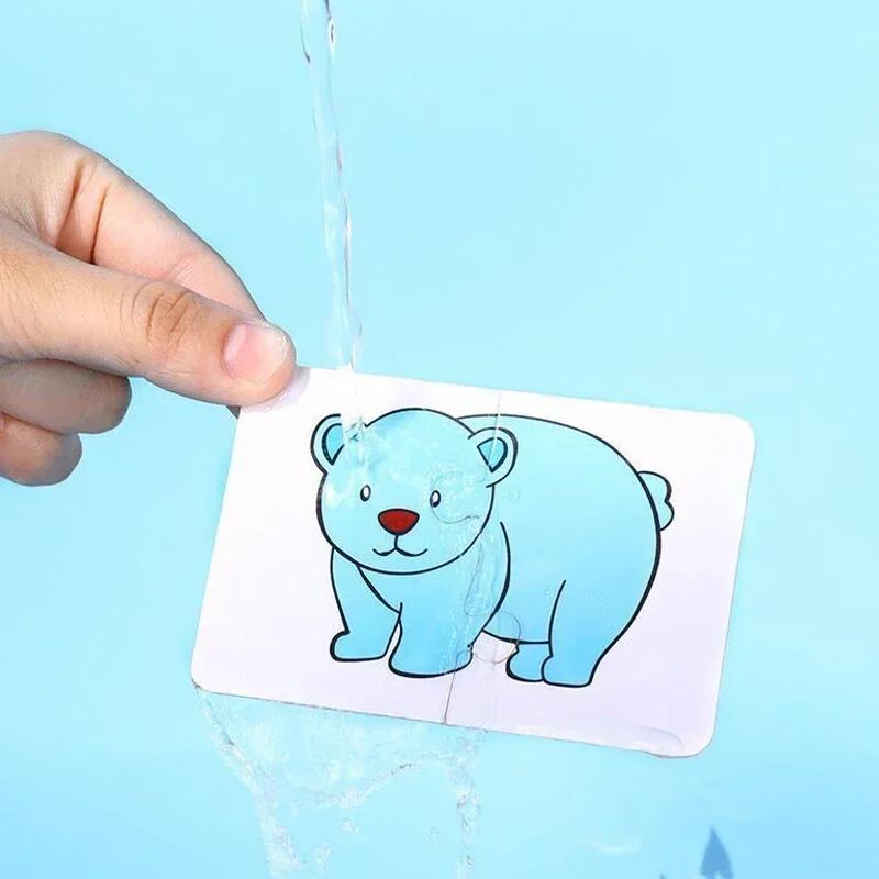 32 шт. Игра на сопоставление карточек для малышей, Игрушки-пазлы для развития познания у младенцев, Монтессори развивающие игрушки, Мультяшный транспорт, Фрукты, Игра-пазл