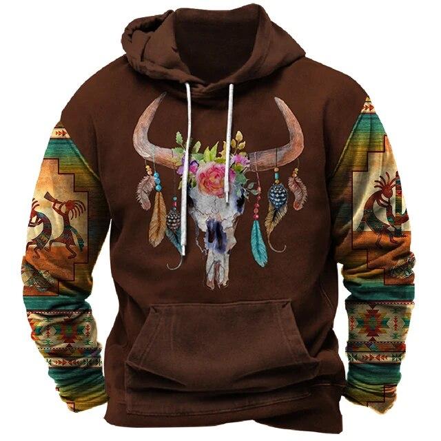 Осенняя винтажная мужская толстовка с длинным рукавом, спортивная рубашка с капюшоном, повседневная толстовка с капюшоном в стиле ретро для мужчин, одежда для верховой езды, одежда больших размеров