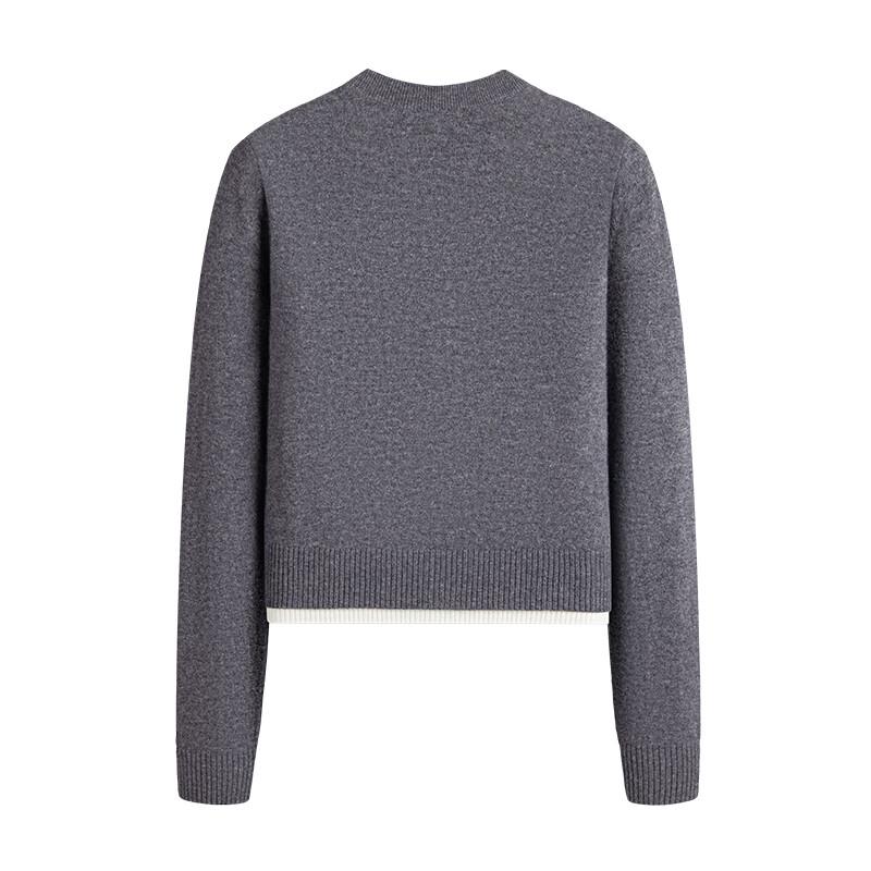 Navigare Женский вязаный кардиган с эффектом двух изделий