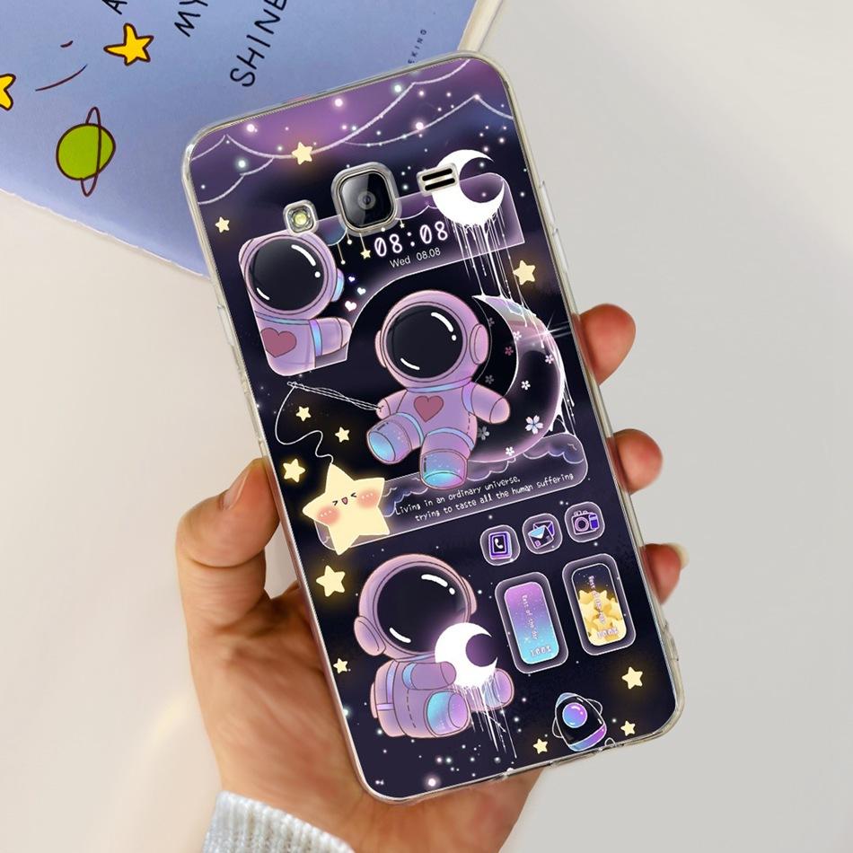For Samsung Galaxy J5 SM-J500F J500G J500FN Cute Cartoon Phone Case For Samsung J5 2015 Soft Silicone TPU Cases
