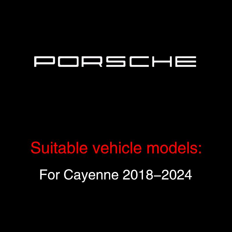 2 шт. Светодиодные проекторные лампы для дверей автомобиля, декоративный атмосферный свет Для Porsche Cayenne Panamera Macan 911 718 Taycan Boxster Cayman