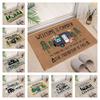 Cartoon Camping Floor Mat Entrance Welcome Doormats Kitchen Rug Home Decor Carpet Non-slip Area Rugs Anti-slip Machine Washable