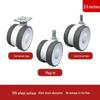 Медицинские колеса для кровати - 2", 2.5", 3" Направленные винтовые двойные пластины с тормозами