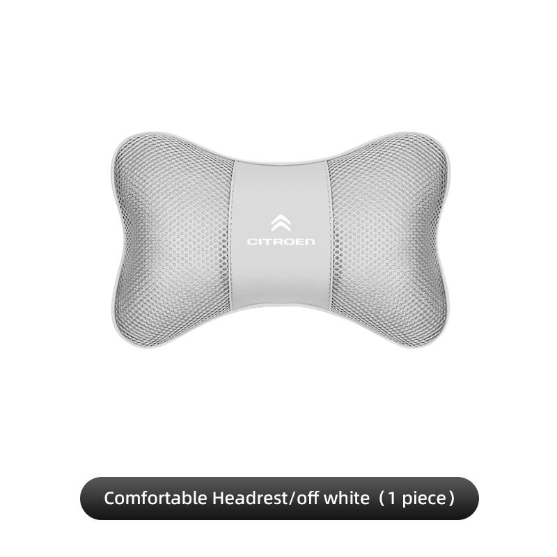Ice Silk Breathable Car Seat Headrest Neck Pillow For Citroen C3 C5 C5X C4 e-C4 X e-C3 C-Elysee Berlingo C1 C-Crosser C6 C2