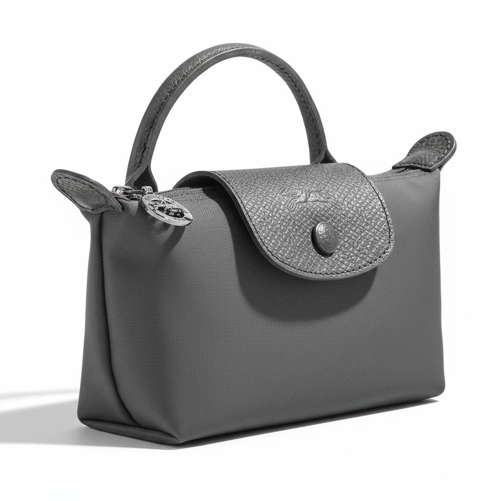 Longchamp Le Pliage One Pouch Anthracite Women Pouches Grey 34175979012