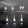 Tripowin Zonie Earphone Cables 16 Core Silver Plated Headphone Upgrade Cable QDC MMCX 2PIN 0.78mm FOR KZ ZS12 PRO X C16 C12 BL03