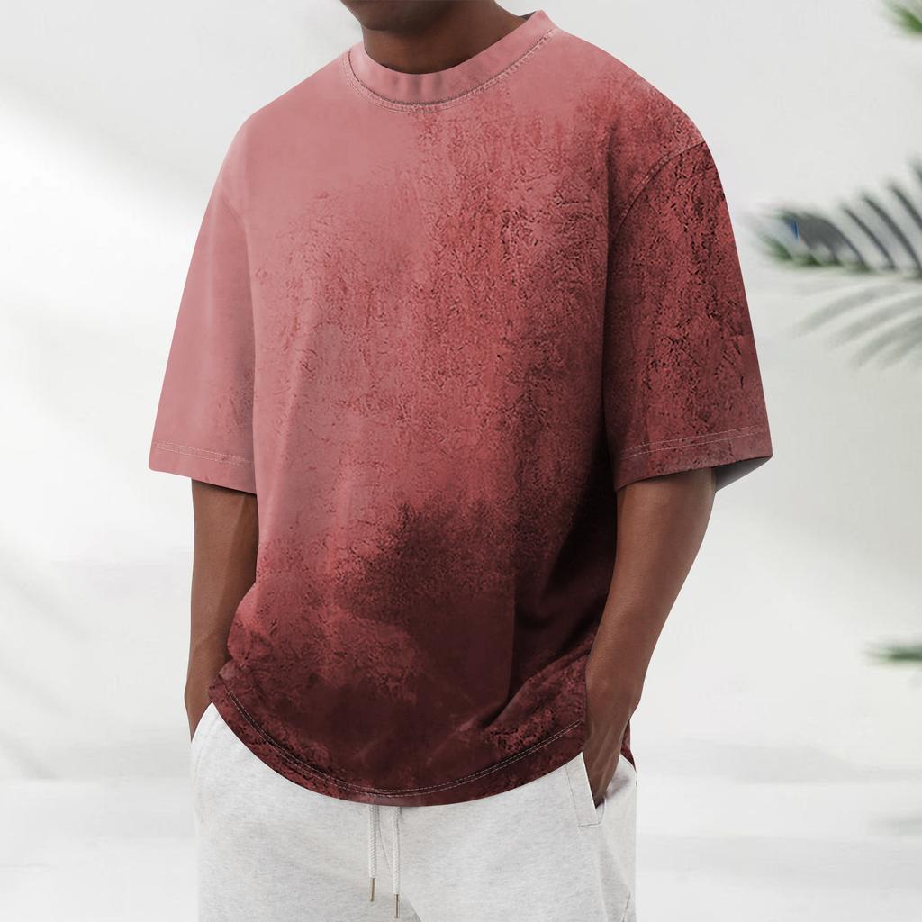 Men's T-shirts Graphic Printing Street Casual Short Sleeve Printed Clothing