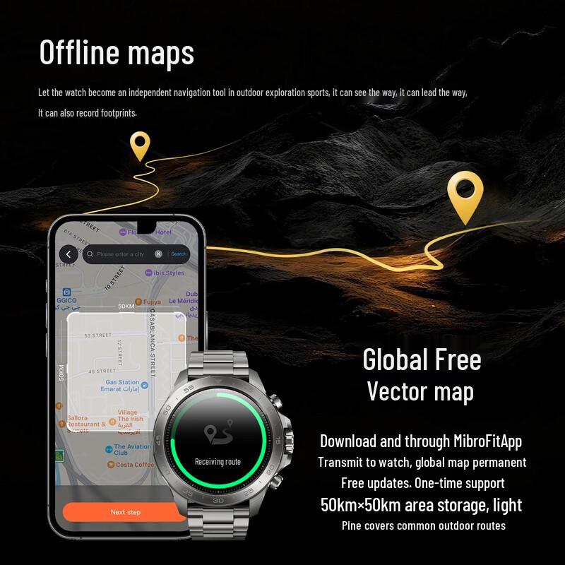 Mibro GS Explorer S Титановые Умные Часы для Активного Отдыха (Китайская версия)