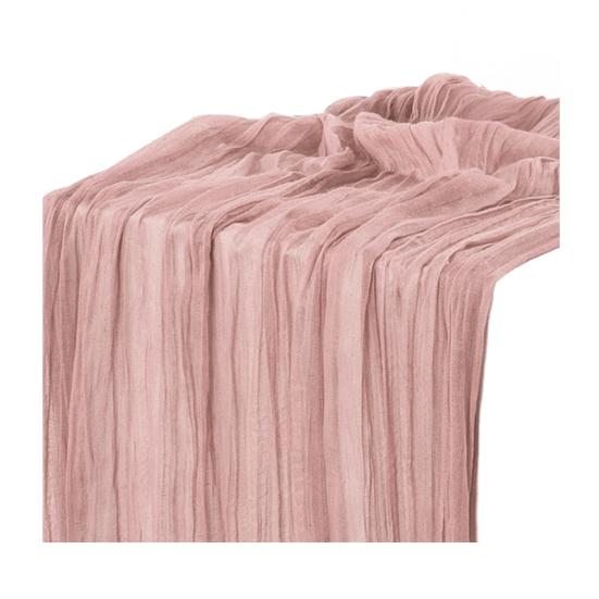 Флаг Однотонный Плиссированный Дизайн Богемный Стиль Свадебная Настольная Дорожка