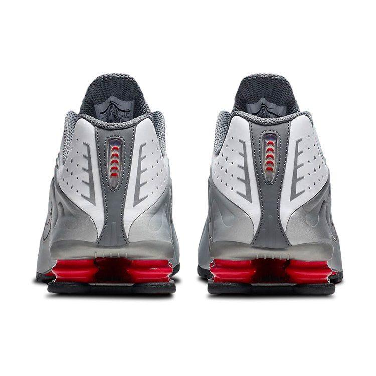 Nike Shox R4 Металлический Серебристый Космический Красный 2018 BV1111-100