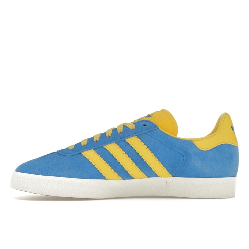 Adidas Gazelle Blue Bold Gold Men Sneakers Pantone Core-White GY7373