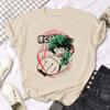 Футболка унисекс My Hero Academia для женщин, унисекс, уличная одежда, футболка Harajuku для девочек, унисекс, уличная одежда Y2k, графические футболки