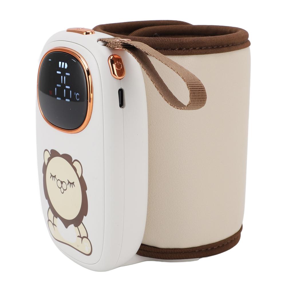 Baby Bottle Warmer Constant Temperature Portable Milk Bottle Heating Sleeve for Travel USB Charging