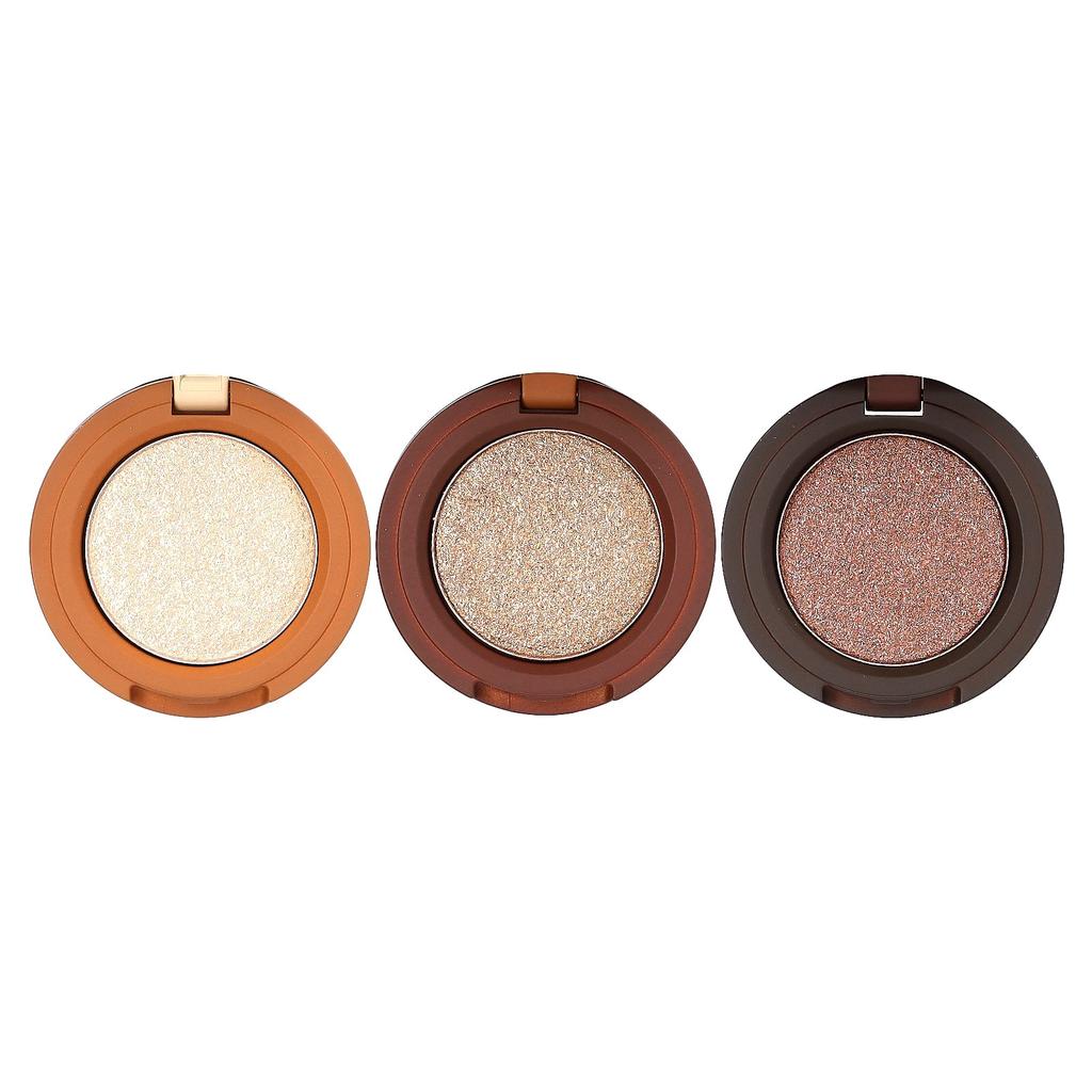Kaja, Beauty Bento, трио теней для век Bouncy Shimmer, 03 Toasted Caramel, 0,10 унции (3 г)