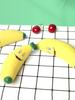 1 шт.-Мягкая резиновая игрушка для питомца Банан Лала Ле Игрушка для снятия стресса