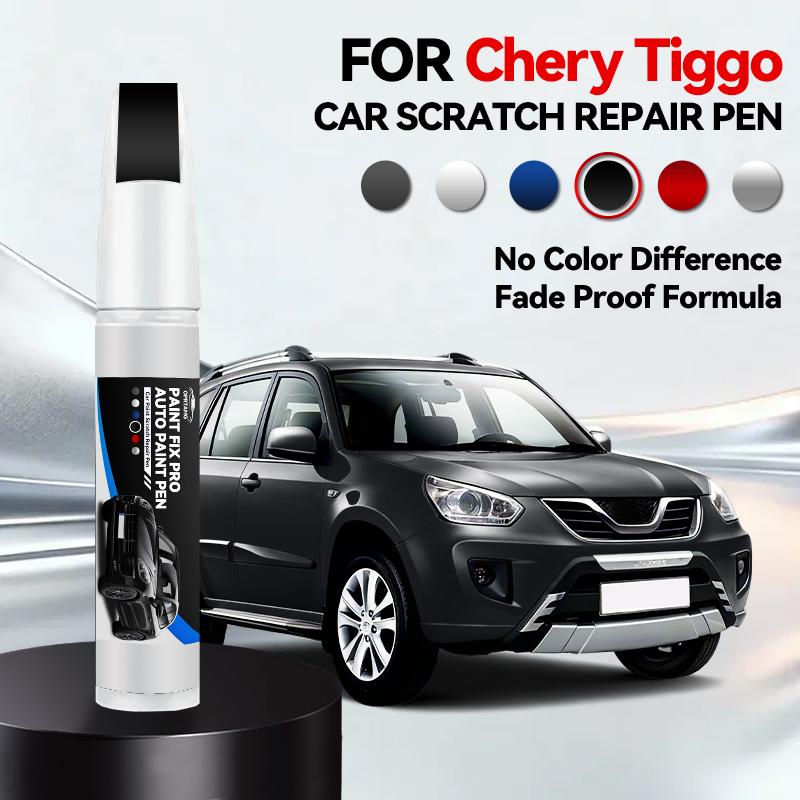 Для Chery Tiggo 1990-2026 Ремонтная ручка для краски Подкрашивание Удаление царапин Автоаксессуары Черный Белый Серебристый Серый Синий Красный