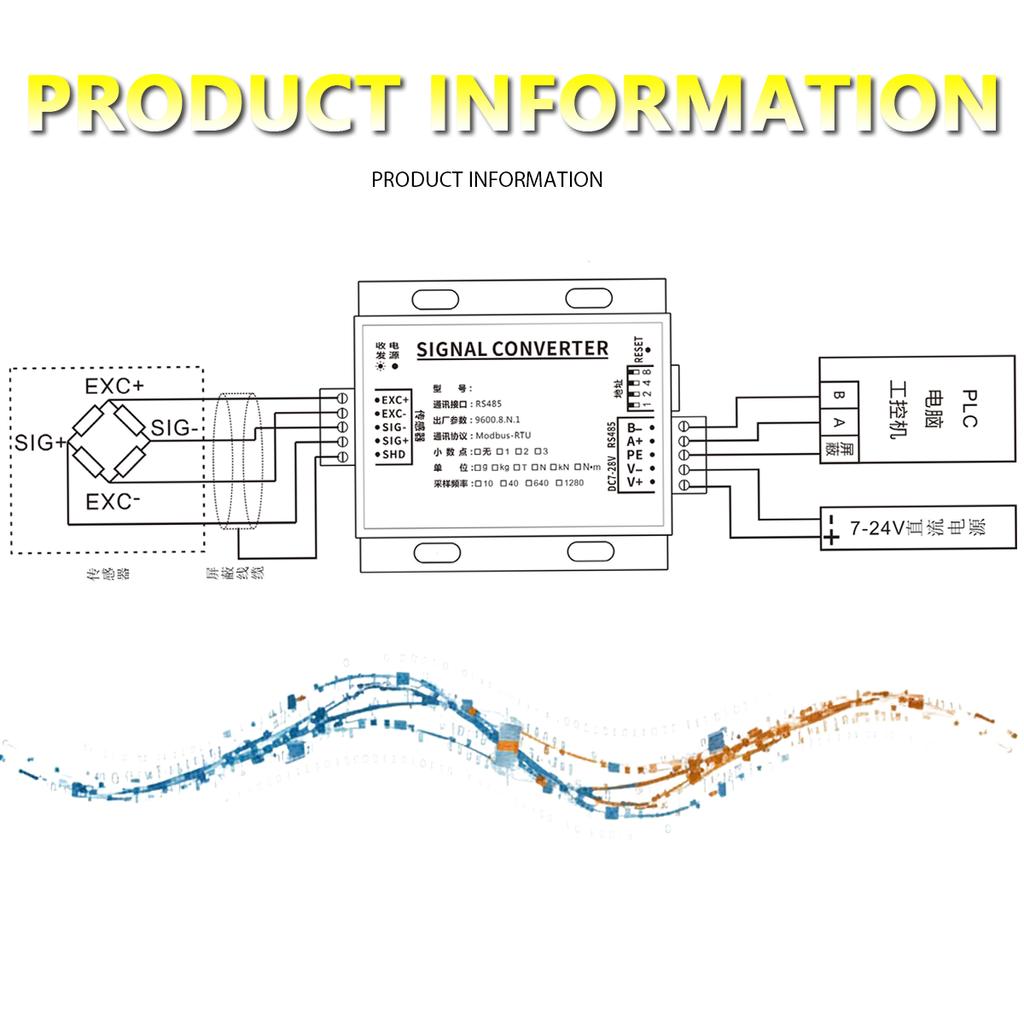 Miniature Load Cell with RS485 Digital Transmitter Modbus-RTU Output High Precision Pressure Sensor 500kg 1000kg 2000kg