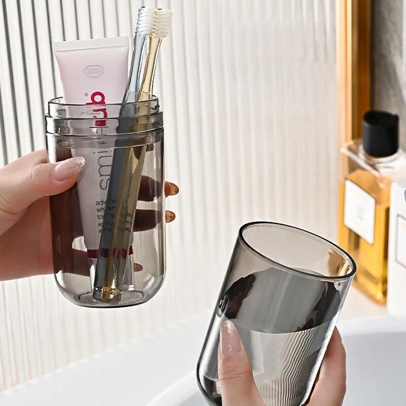 Дорожная переносная чашка для полоскания рта, коробка для хранения зубных щеток, стакан для мытья зубов, дорожные принадлежности, стоматологическая чашка, простые подарки премиум-класса