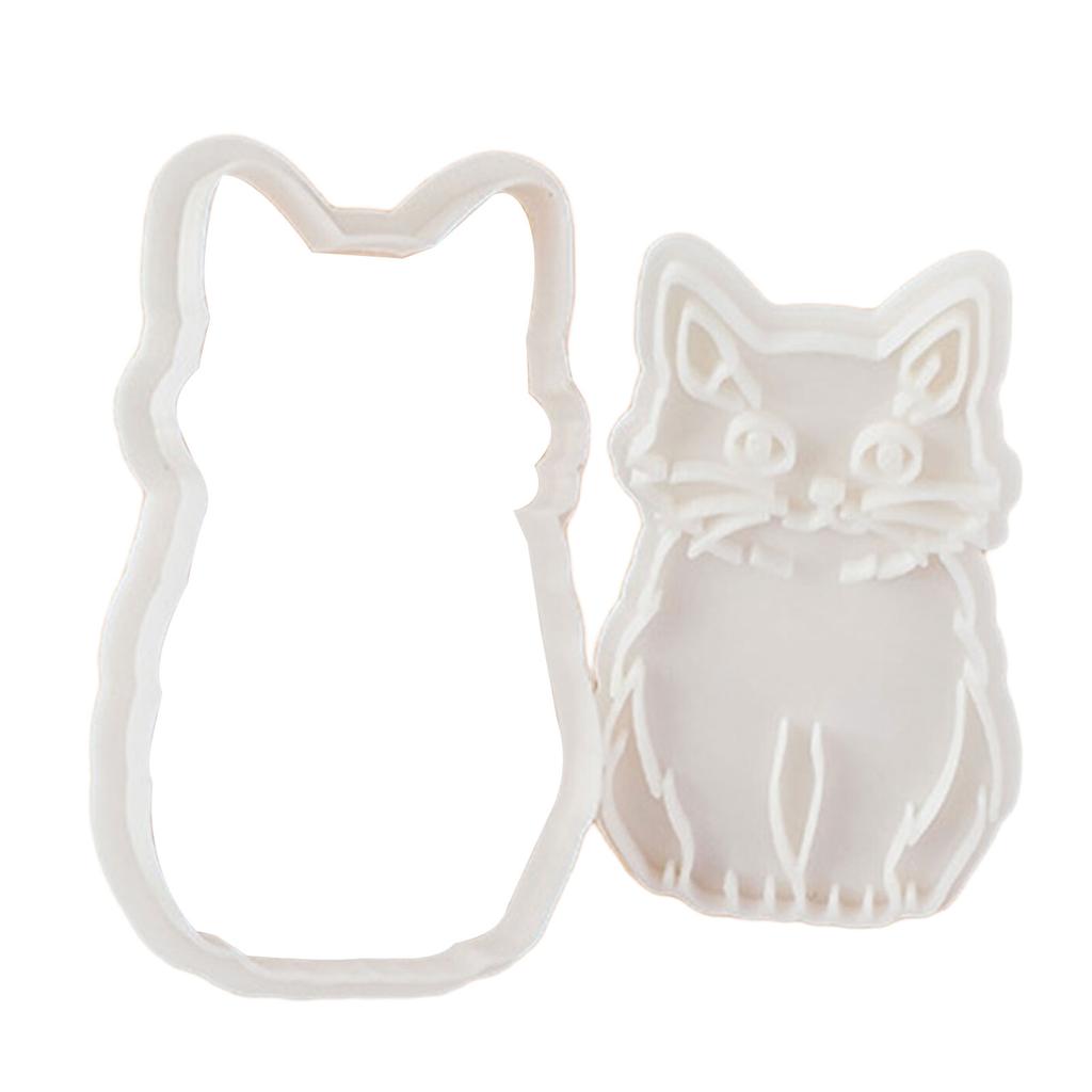 Милые формочки для печенья в форме котенка, очаровательные штампы для печенья с рисунком кота, формы для печенья для создания сладких угощений