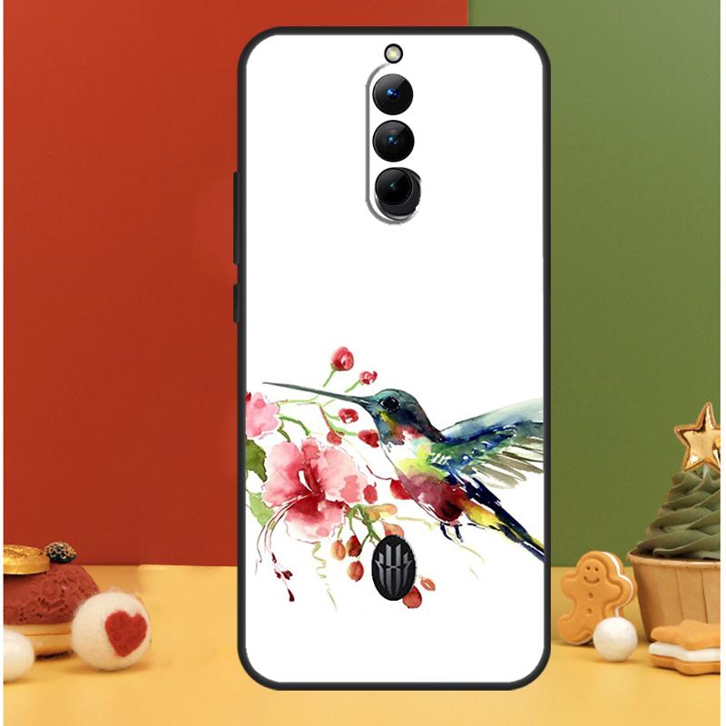 Hummingbird and Flowers Case For ZTE Nubia Red Magic 9 Pro Plus RedMagic 8 8S Pro Plus 6 7 6S 7S Pro 5G 5S 6R Cover