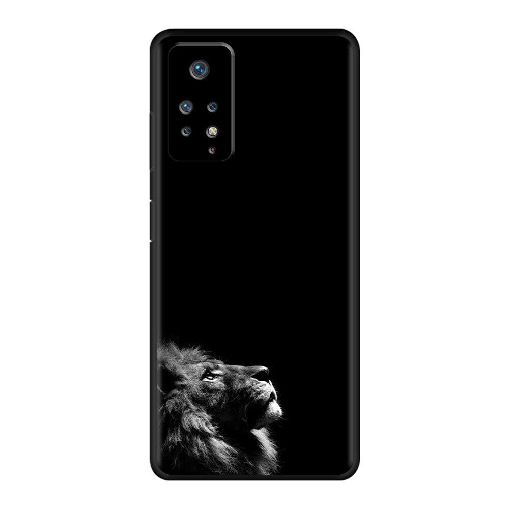 Официальный для Xiaomi Redmi Note K40 9T 7 10 9C 9 8 9S 9A 11 Pro K40S 10C 8T Celulares Fundas Beast Lion Wolf