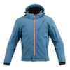 Мотоциклетная куртка защитная Soft Shell зимняя парка IFU Neo Mallard Blue 2XL - JK-5792 07-5792