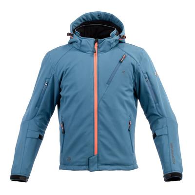 Мотоциклетная куртка защитная Soft Shell зимняя парка IFU Neo Mallard Blue 2XL - JK-5792 07-5792