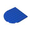 BRICKE 41948 8x8 Half-Round Plate - LEGO-Compatible MOC Building Blocks