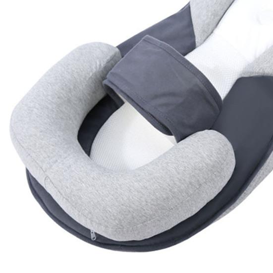 Подушка для кормления грудью для новорожденных, подушка для кормления грудью, детская кроватка, подушка для поддержки при кислотном рефлюксе с ремешком, портативная подушка-поддержка для новорожденных