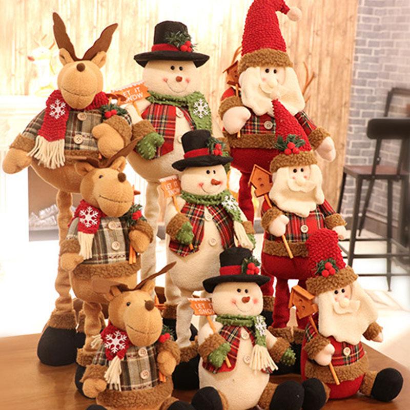 50/70/95 см Рождественская кукла-подъемник Рождественские украшения Статуэтки Новый год подарок на день рождения для детей Домашний отель Рождественские украшения