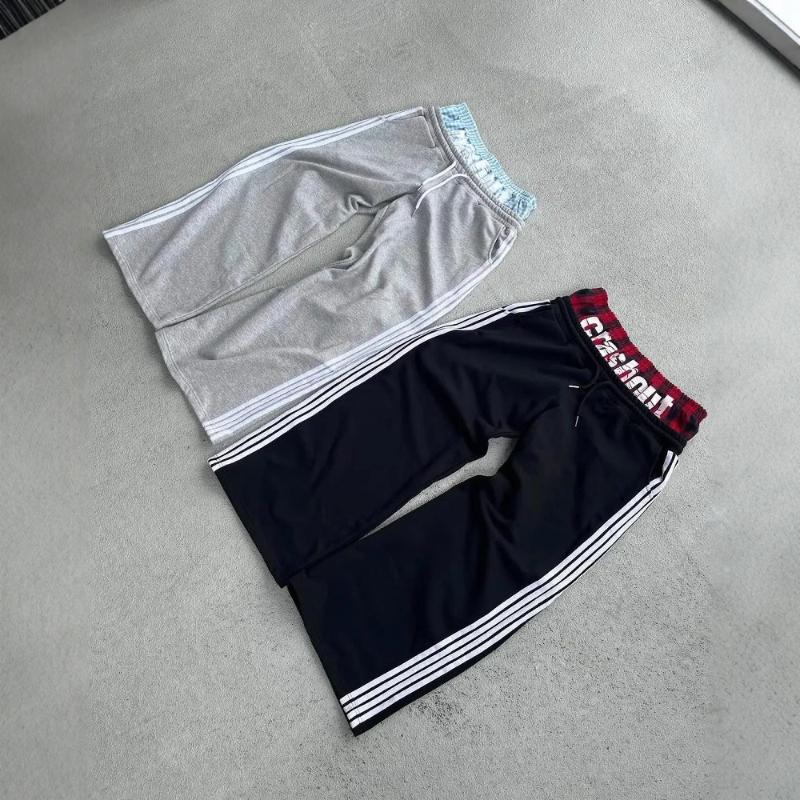 Европейский и американский хип-хоп стрит Y2K с двойной талией повседневный спортивный стиль модные и персонализированные мужские и женские брюки