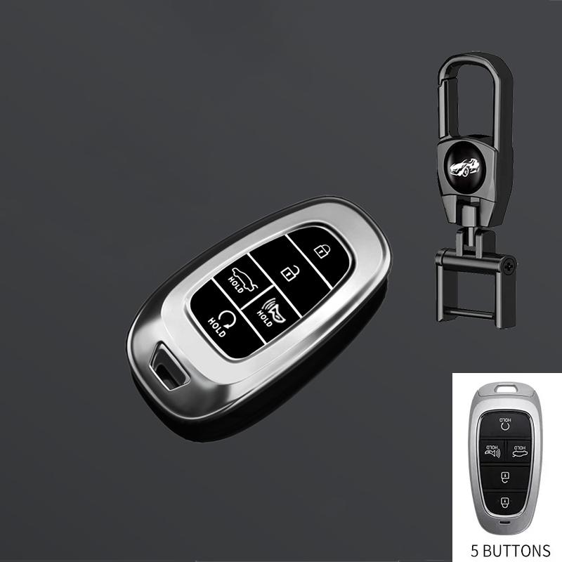 Чехол-брелок из ТПУ с 5 кнопками для Hyundai Sonata Sel Ev 6 Ev 8 Ioniq 5 Nexo Tucson Sonata Grandeur Sonata Limited