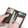 Простота, модные кошельки для карт из натуральной кожи, мужские тонкие держатели для кредитных карт, тонкий держатель для VIP-карт, костюм, деловые мужские аксессуары