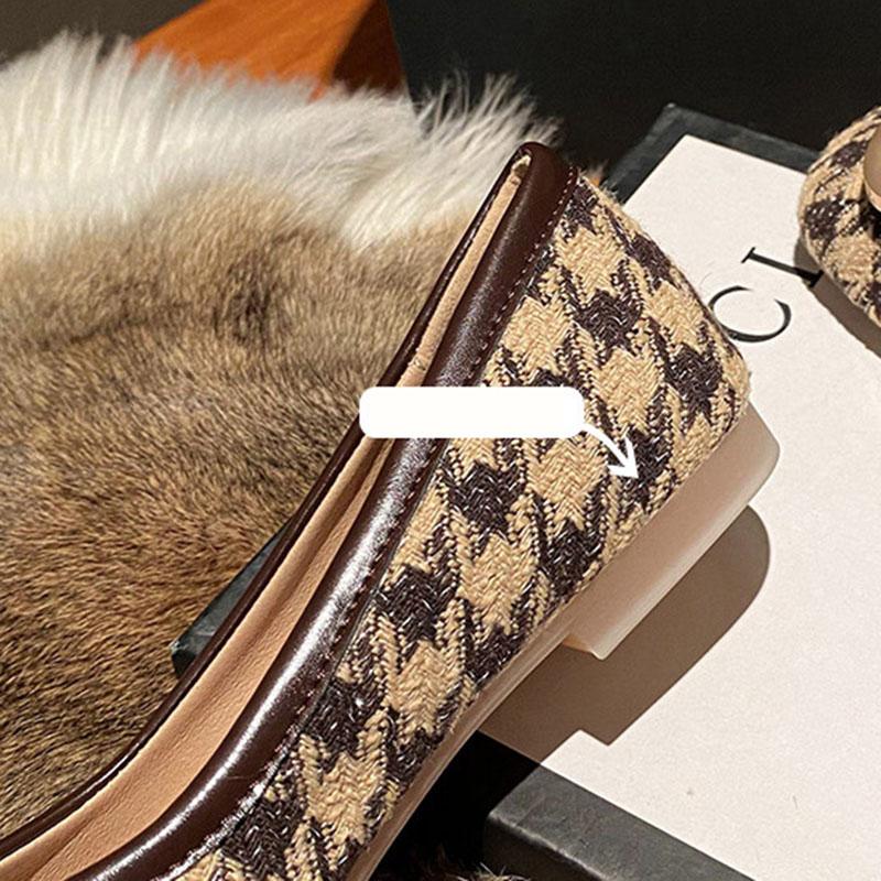 2024 модная женская обувь с квадратным носком, туфли без шнуровки, повседневная обувь на плоской подошве со стразами, женская милая обувь для босиком, большой размер