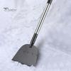 Плоская лопата для снега, скребок для льда, 55 дюймов, стальной измельчитель снега и льда с 3-секционной ручкой, инструмент для удаления льда с газона, кромки подъездной дороги, прополки
