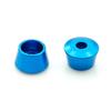 6pcs Aluminum Alloy Steering Knuckle Blue Bushing Gasket RC Car Upgrade Parts for Tamiya TT02