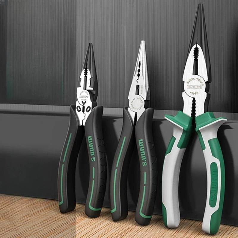 Электрик Кабельный кусачки Плоскогубцы 6" 8" Длинногубцы Кусачки Зачистка Обжим Ручной инструмент