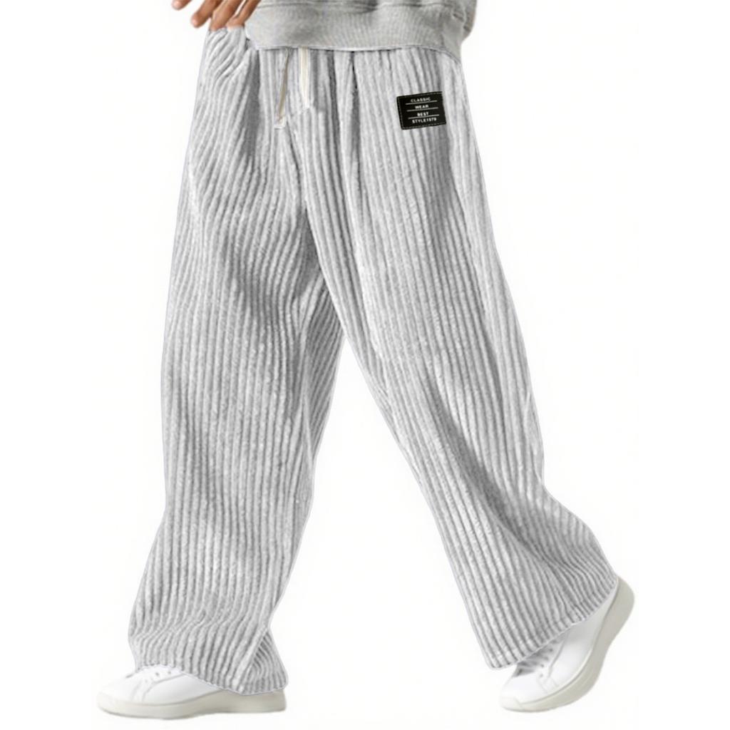 Мужская Мода  Досуг  Средняя Посадка  Длинный Стиль  Повседневные Брюки