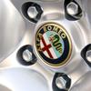 4PCS 56MM Car Wheel Center Hub Caps Stickers Auto Exterior Accessories For Alfa Romeo Giulia Stelvio Giulietta 156  Mito Brer