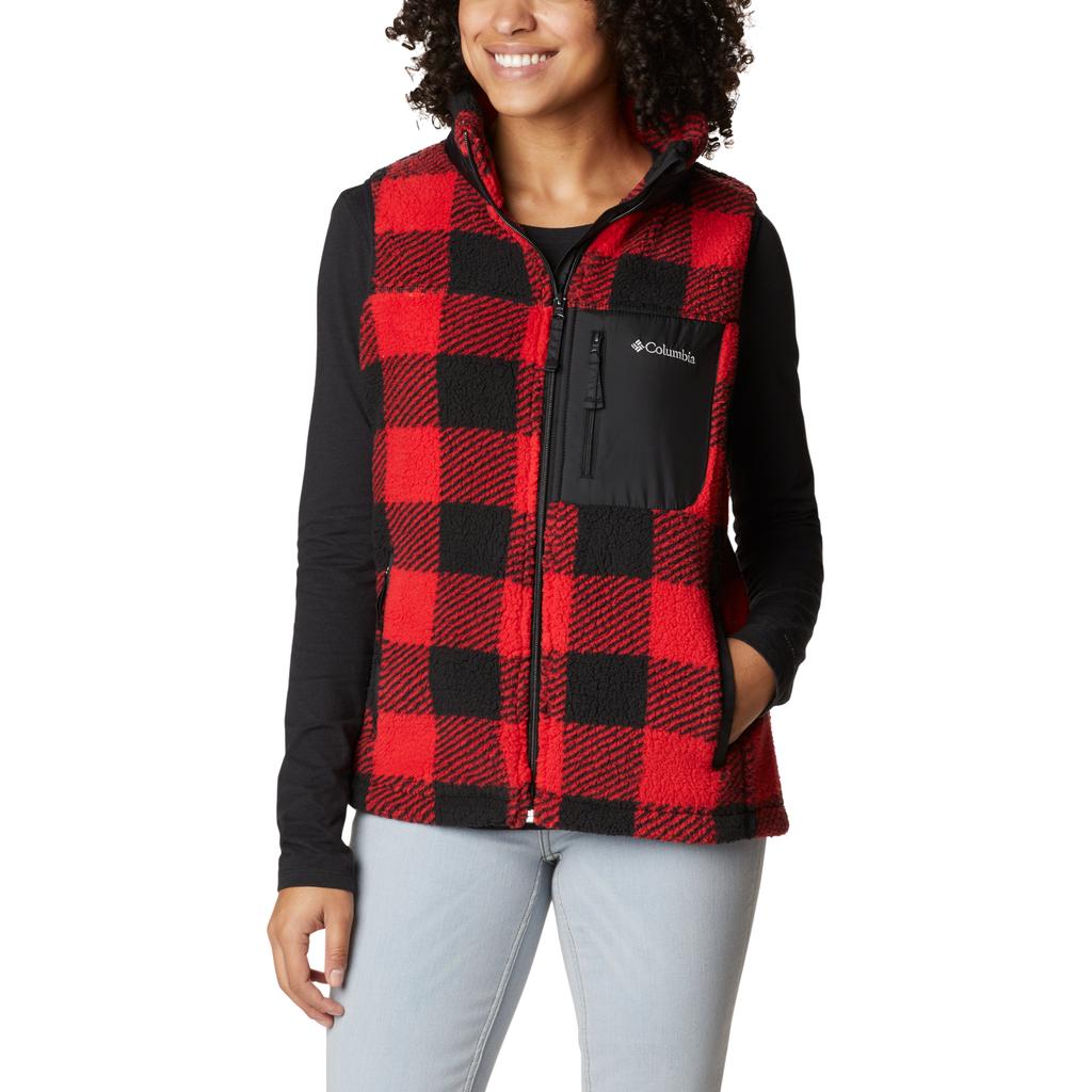 Columbia West Bend Vest, Womens Red Vest