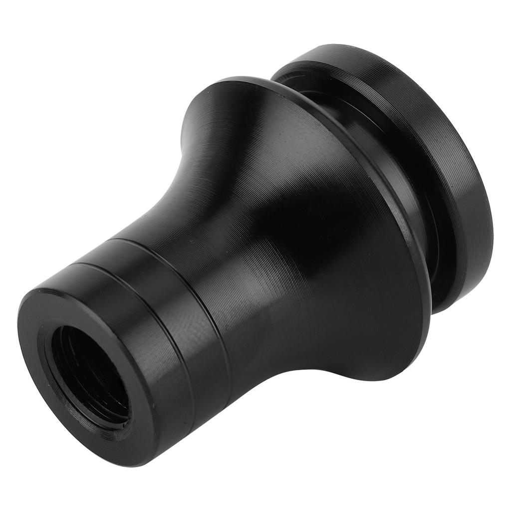 M12x1.25 Shift Knob Boot Retainer Aluminum Alloy Adapter for Manual Transmission VehiclesBlack