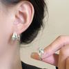 Serpent Zircon Stud Earrings for Women - Unique 2024 High-End Dangle Hoop Ear Clips Jewelry