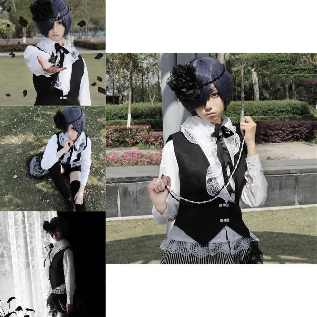 Exquisite Black Butler Ciel Phantomhive Cosplay Costume With Perfect Stitches