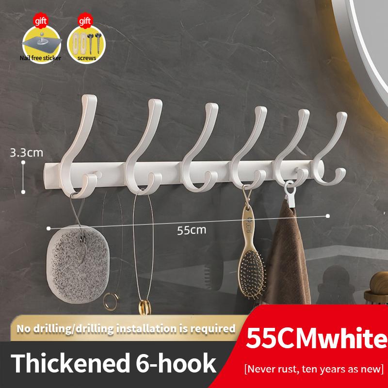 YUNJIEYA Черный/Белый/Цвет оружейной стали Дверные крючки Вешалка для одежды Хранение Спальня Крючок для одежды Настенный Кухонные аксессуары для ванной