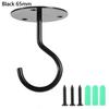 1PC Ceiling Plant Hanging Hooks Wall Mount Hangers Bracket Garden Plants Hanging Basket Hooks Home Hardware 55/65mm
