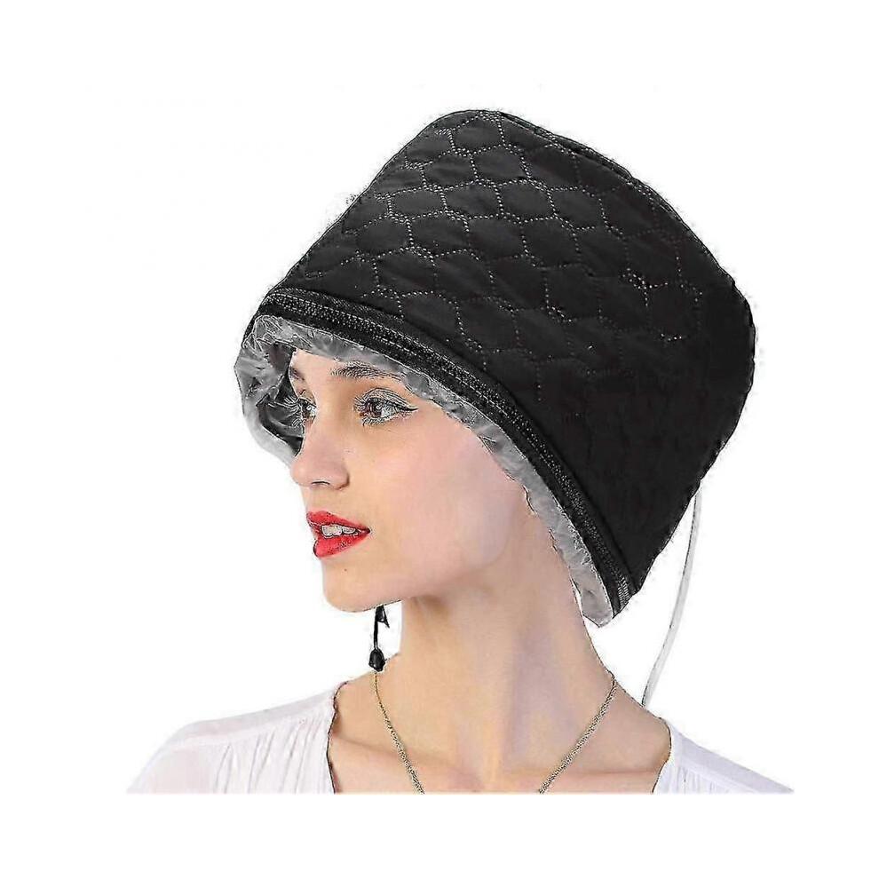 Hair Steamer Heat Cap for Deep Conditioning, Heating Thermal Steamer Cap for Natural Hair, Portable Electric Heat Hair Spa Cap for Home Use