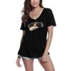 Women's T-Shirt Cat With Glasses - Funny Kitten Lover Tee Shirt