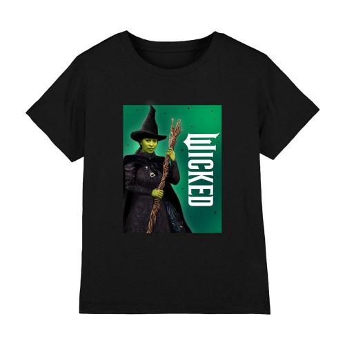 Wicked Childrens/Kids Elphaba Broomstick T-Shirt