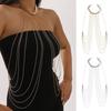 Multilayer Hot Sexy Body Chain Necklaces Shiny Jewelry Body Chain Harness Women Lady Girl Female